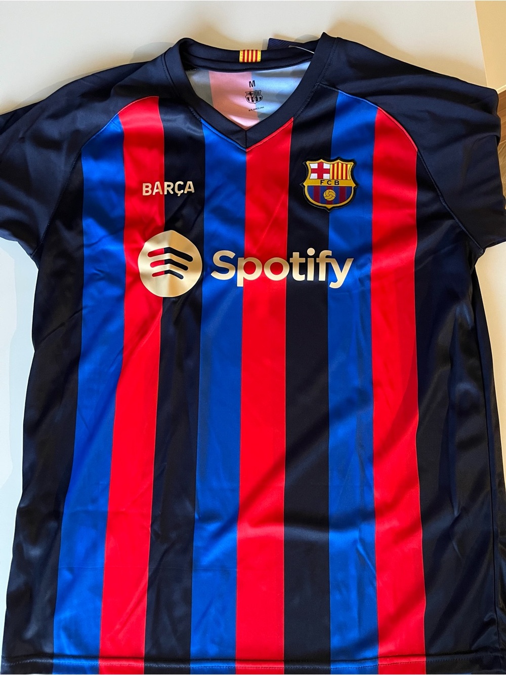 FC Barca Home Jersey - Blue & Red